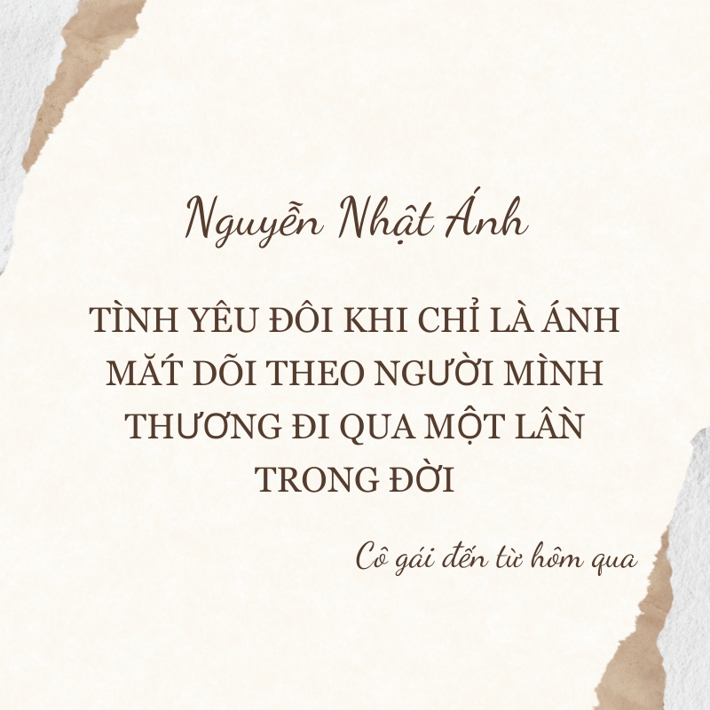 Cảm nhận vẻ đẹp giản dị qua những câu văn hay của Nguyễn Nhật Ánh, đầy sâu lắng