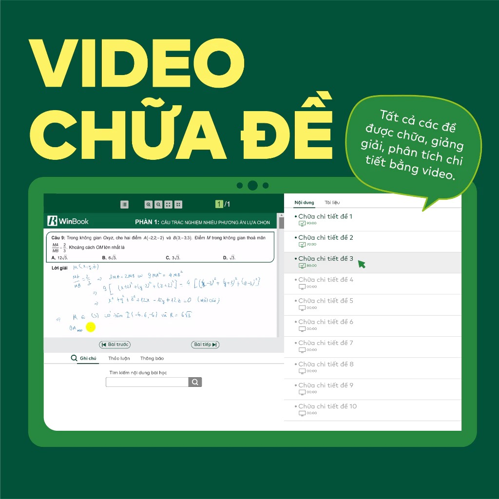 Bộ Sách "Đột Phá Tư Duy Kỳ Thi Tốt Nghiệp THPT" kèm video hướng dẫn chi tiết giúp học sinh dễ hiểu và vận dụng
