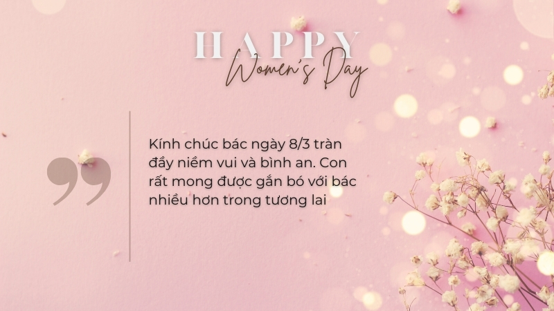Một cái ôm và lời chúc 8/3 cho mẹ, vì mẹ xứng đáng với tất cả yêu thương này