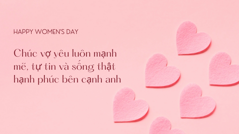 Lời chúc 8/3 cho vợ yêu không chỉ thể hiện trong món quà, mà còn qua những khoảnh khắc bình dị nhưng đầy ý nghĩa này.