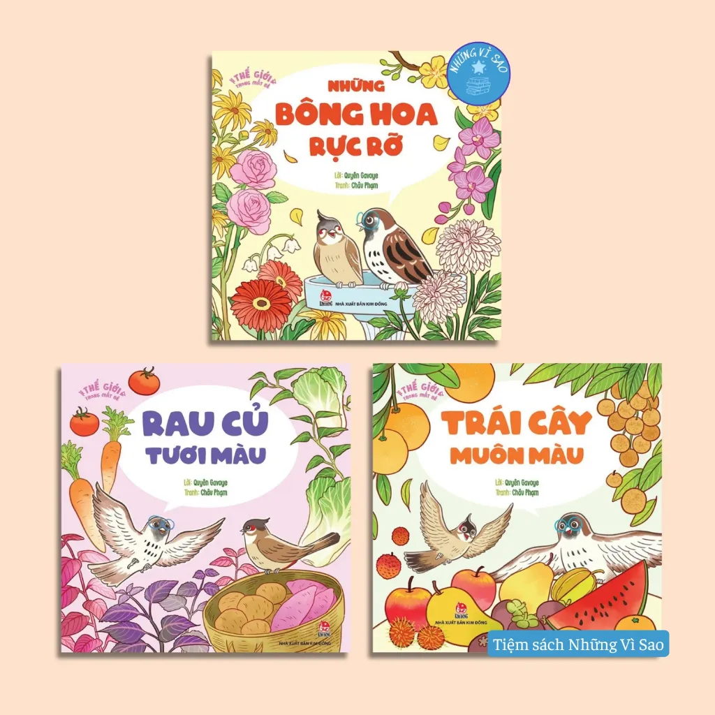 Khám phá thế giới qua Bộ Sách Tranh – Thế Giới Của Bé - sách cho trẻ 3 tuổi đầy màu sắc!