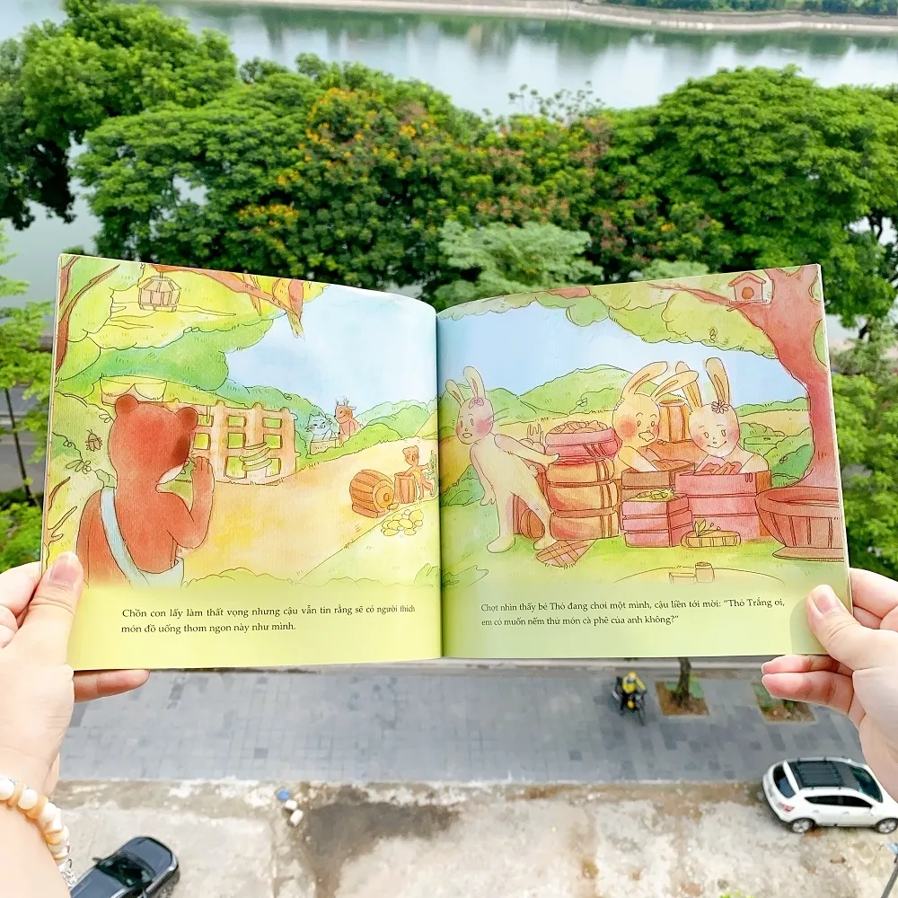 Ngọt ngào như Gấu Con Và Mật Ong - câu chuyện ấm áp cho bé 3 tuổi