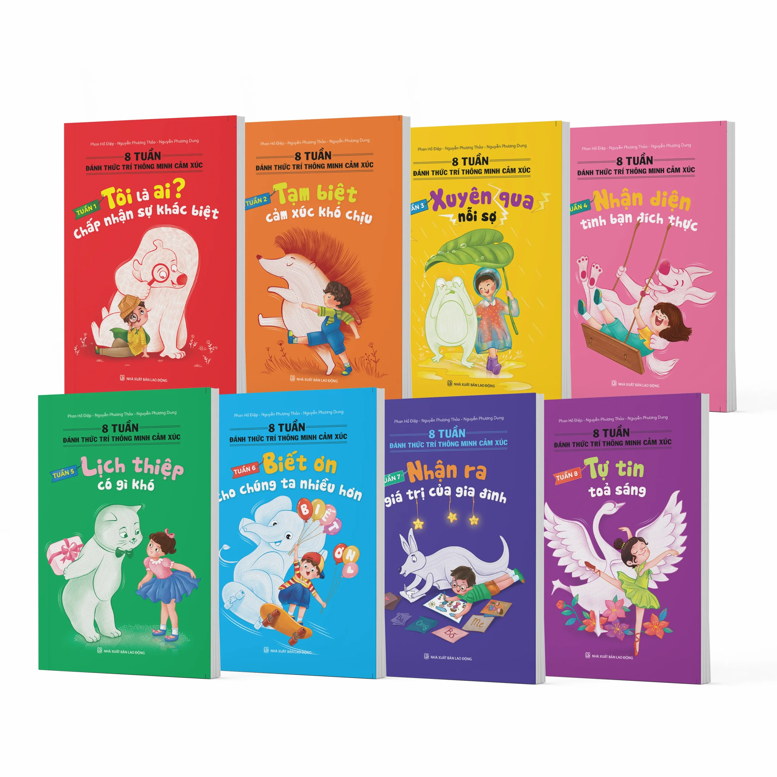Nuôi dưỡng cảm xúc với Bộ Sách '8 Tuần Đánh Thức Trí Thông Minh Cảm Xúc' - sách phát triển EQ cho trẻ ý nghĩa!