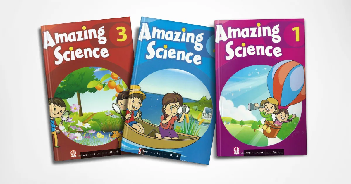 Khoa học kỳ thú trong tầm tay với Bộ Sách Amazing Science (3 Cuốn) - sách tiếng Anh cho trẻ em đầy sáng tạo!