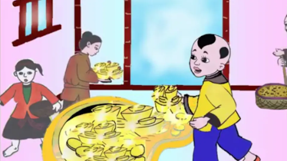 Quả Bầu Tiên: Quả bầu kỳ diệu mang vàng bạc trong truyện cổ tích Việt Nam về lòng nhân ái.